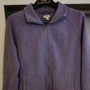 Purple Zip-Up LLBean Jacket
